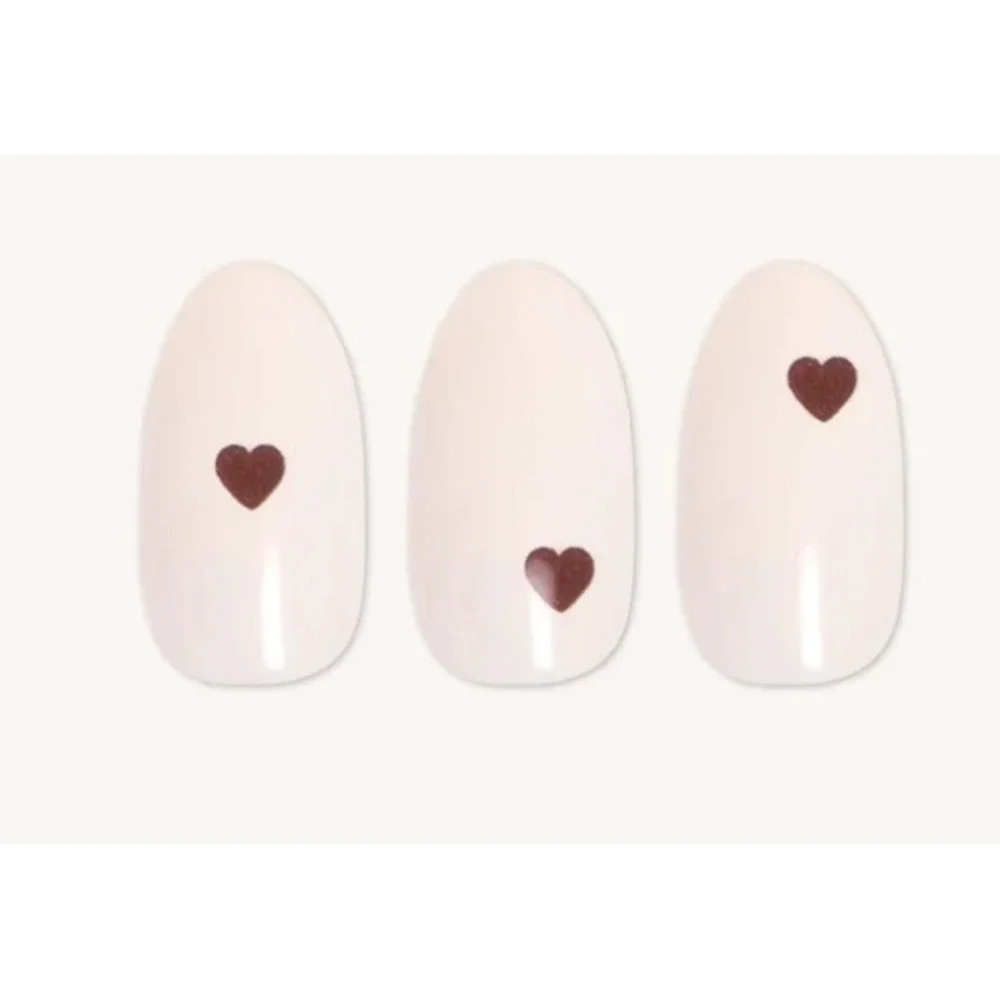 Olive & June The Instant Mani Press-On Nails Vampy Heart Medium Round 42ct NIB